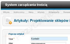 strony z cms